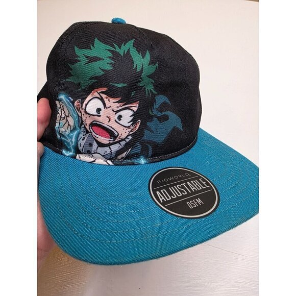 MY HERO ACADEMIA Mens Cap Hat Japan Anime MANGA Izuku Midoriya Cartoon - Picture 2 of 11
